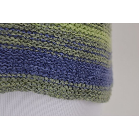 Vintage 90s Striped Knit Blouse by Sigrid Olsen Sport size S - Picture 6 of 10